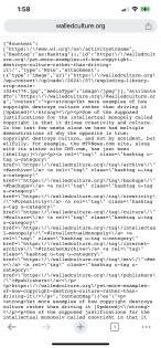 Glyn Moody's lasted article off line, this is a screen shot of html code that displayed when trying to visit the article.